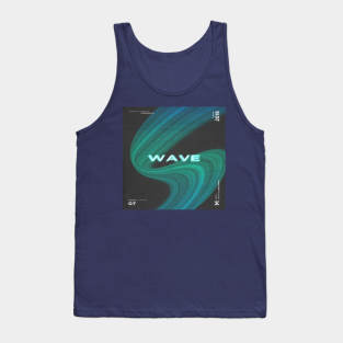 abstract wave of life, space Tank Top